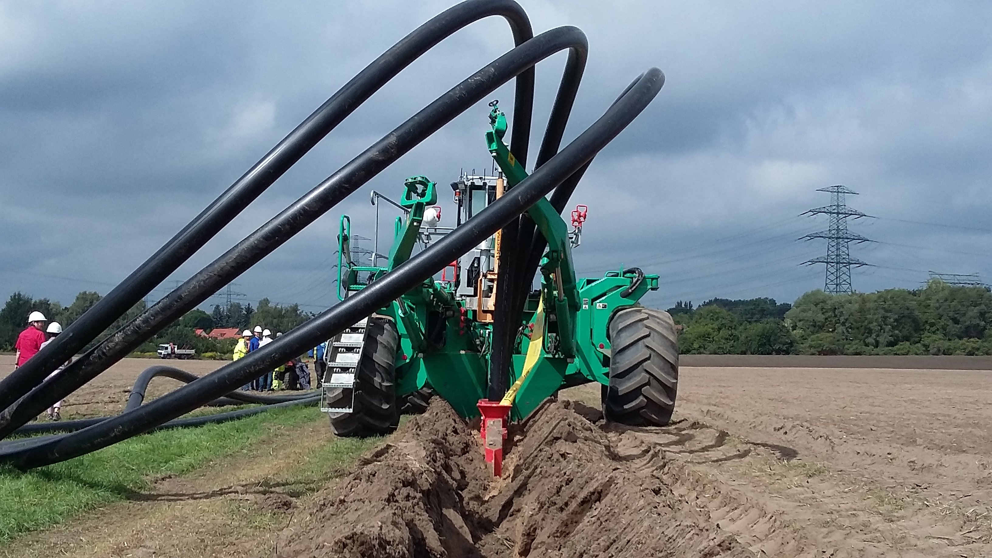 Cable plough Berlin-Ahrensfelde 1