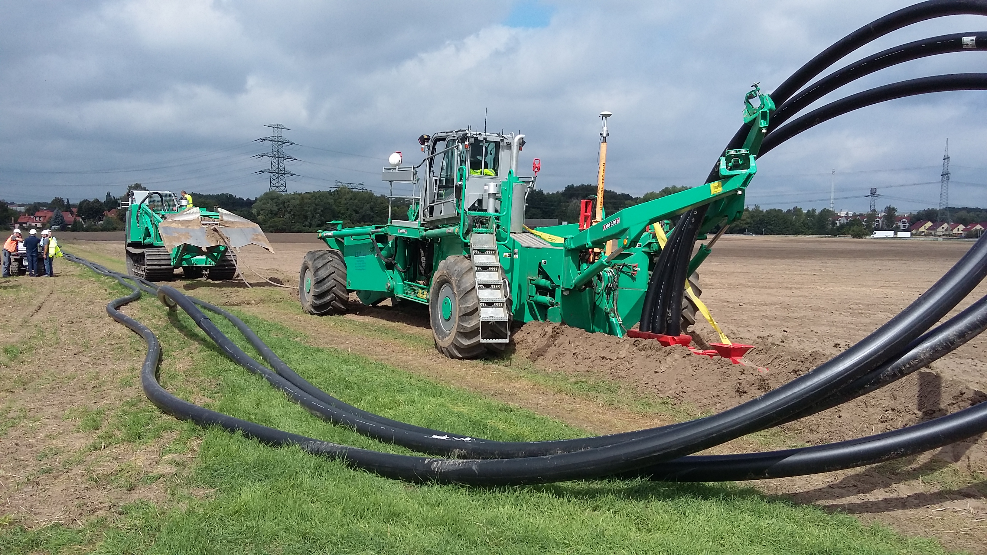 Cable plough Berlin-Ahrensfelde 2